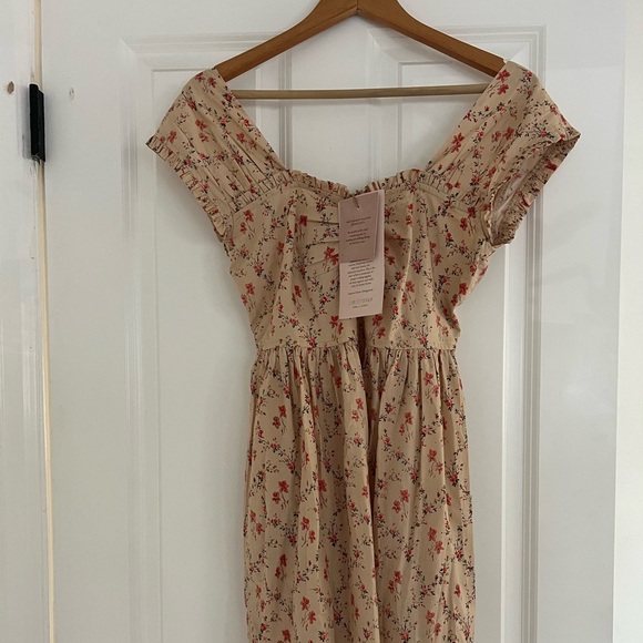 Christy Dawn Floral Cream Dress - Picture 6 of 7